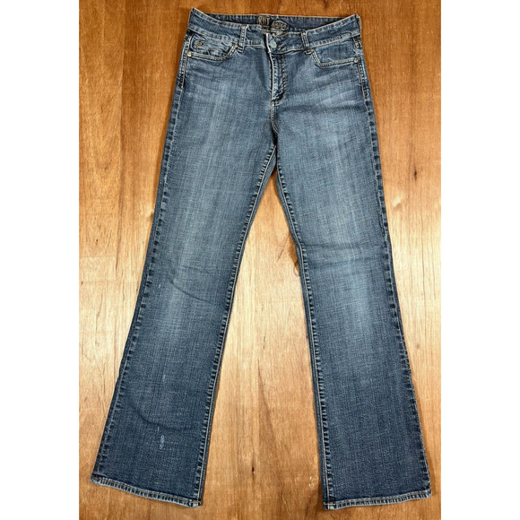 VTG Womens Jeans Sz 10 Kut from the Kloth Boyfriend Straight Leg Y2K Distressed - Picture 2 of 16